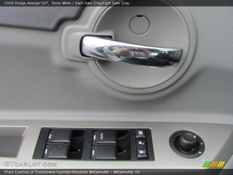 Stone White / Dark Slate Gray/Light Slate Gray 2008 Dodge Avenger SXT
