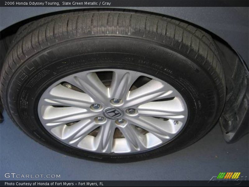 Slate Green Metallic / Gray 2006 Honda Odyssey Touring