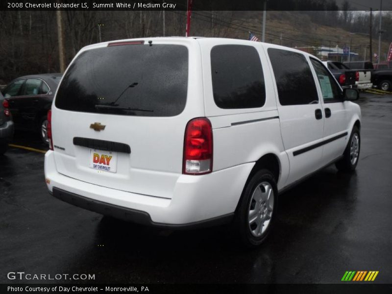 Summit White / Medium Gray 2008 Chevrolet Uplander LS