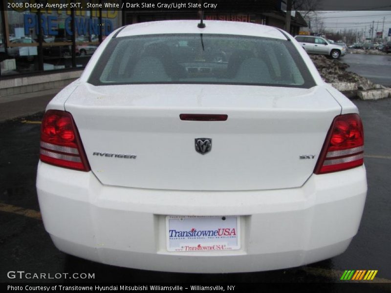 Stone White / Dark Slate Gray/Light Slate Gray 2008 Dodge Avenger SXT
