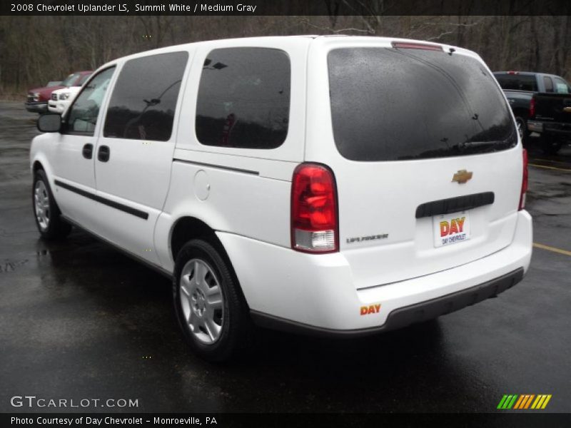 Summit White / Medium Gray 2008 Chevrolet Uplander LS