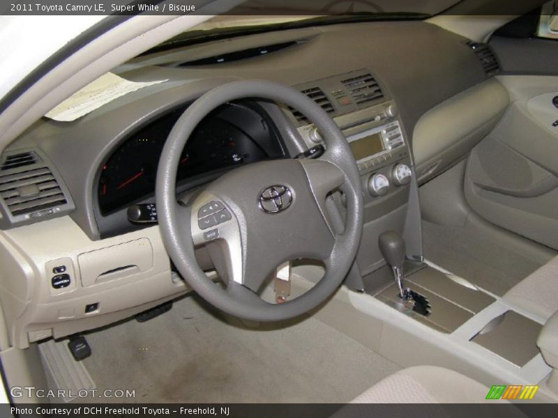 Super White / Bisque 2011 Toyota Camry LE