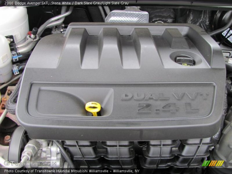 Stone White / Dark Slate Gray/Light Slate Gray 2008 Dodge Avenger SXT