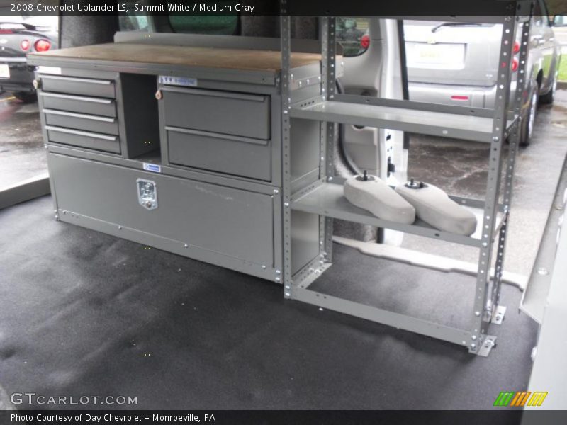 Summit White / Medium Gray 2008 Chevrolet Uplander LS