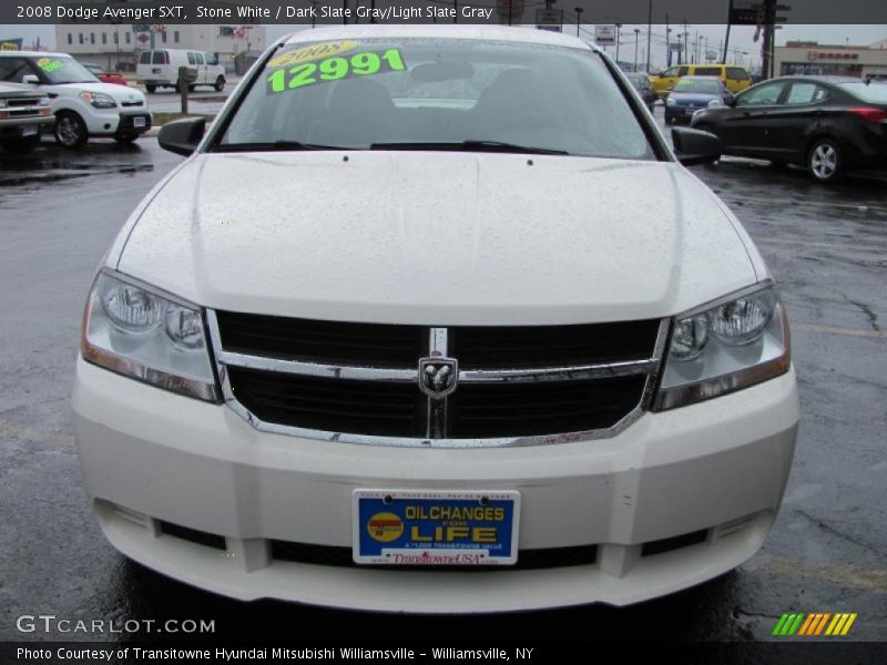Stone White / Dark Slate Gray/Light Slate Gray 2008 Dodge Avenger SXT