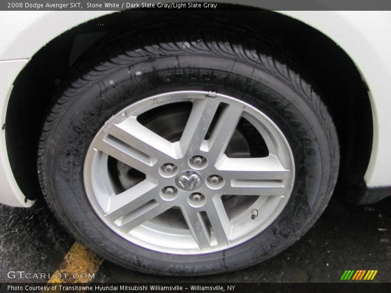 Stone White / Dark Slate Gray/Light Slate Gray 2008 Dodge Avenger SXT