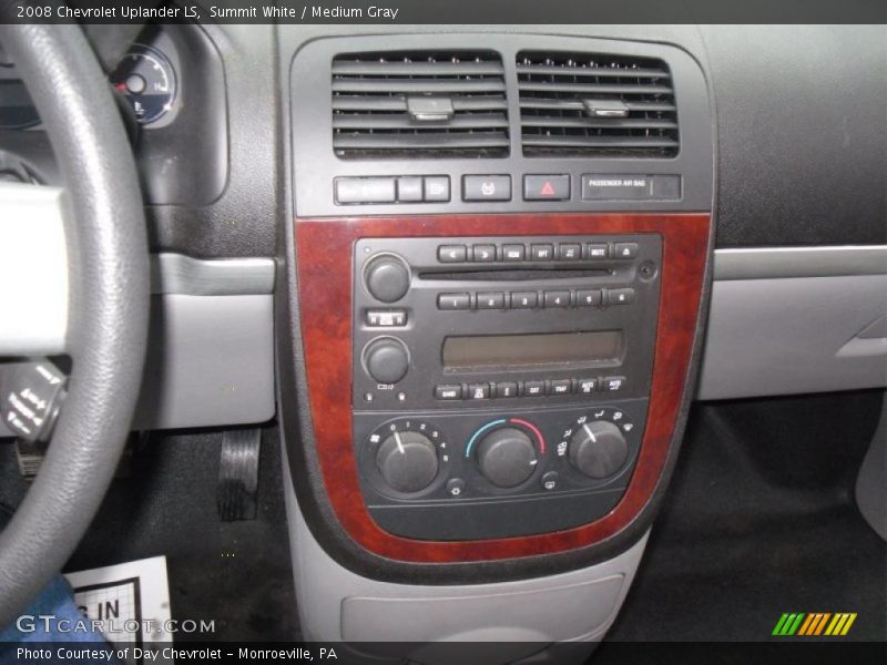 Summit White / Medium Gray 2008 Chevrolet Uplander LS