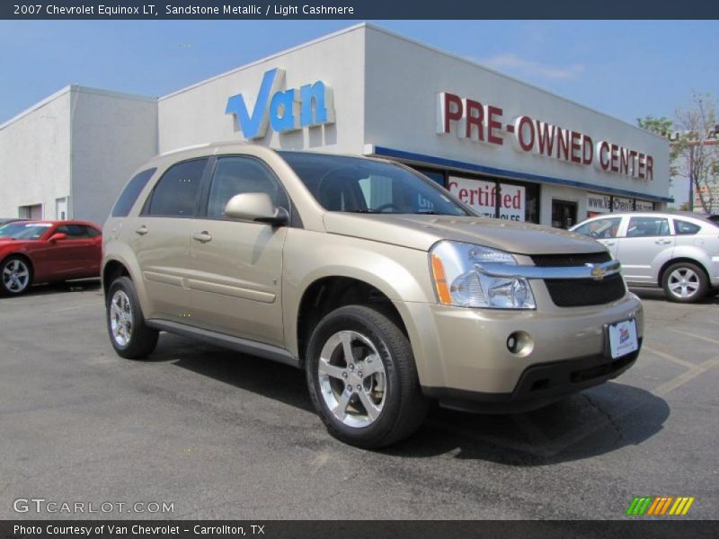Sandstone Metallic / Light Cashmere 2007 Chevrolet Equinox LT