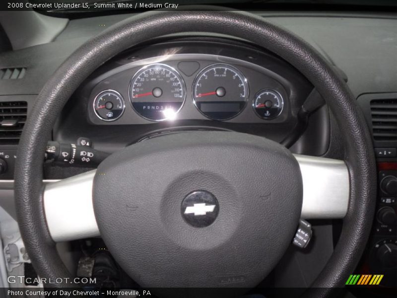 Summit White / Medium Gray 2008 Chevrolet Uplander LS