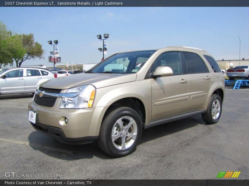 Sandstone Metallic / Light Cashmere 2007 Chevrolet Equinox LT