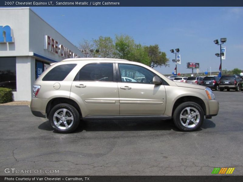 Sandstone Metallic / Light Cashmere 2007 Chevrolet Equinox LT