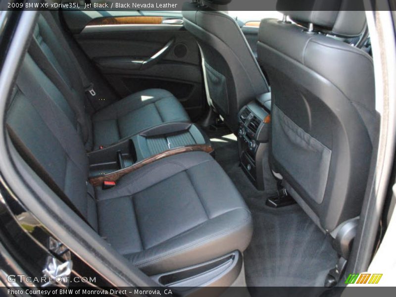 Jet Black / Black Nevada Leather 2009 BMW X6 xDrive35i