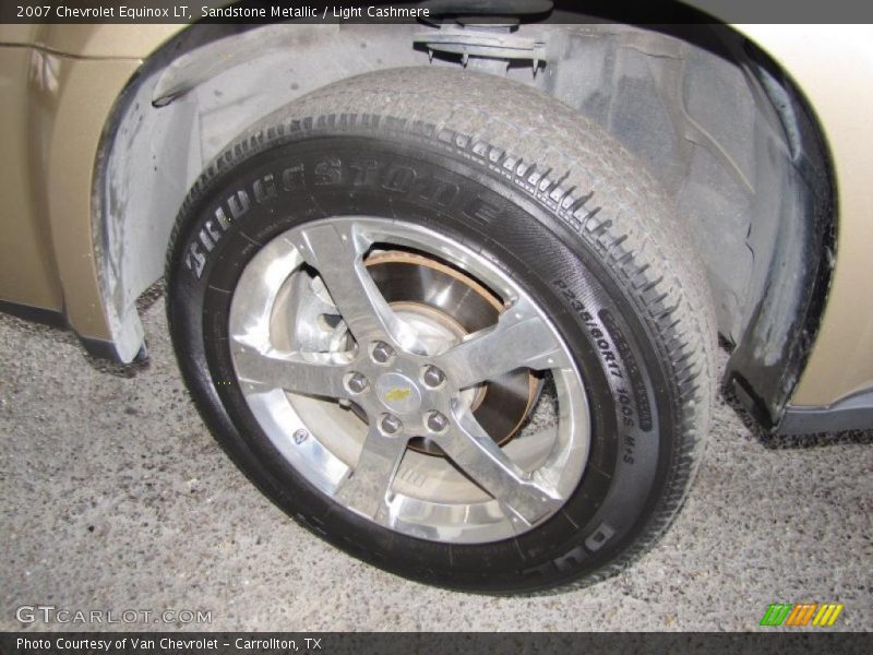 Sandstone Metallic / Light Cashmere 2007 Chevrolet Equinox LT