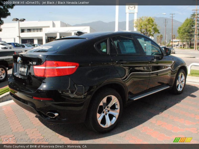 Jet Black / Black Nevada Leather 2009 BMW X6 xDrive35i