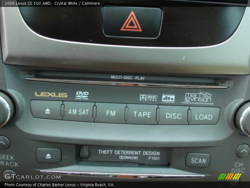 Crystal White / Cashmere 2006 Lexus GS 300 AWD