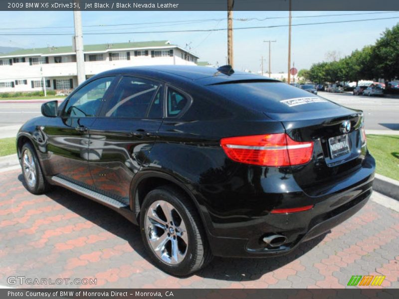 Jet Black / Black Nevada Leather 2009 BMW X6 xDrive35i