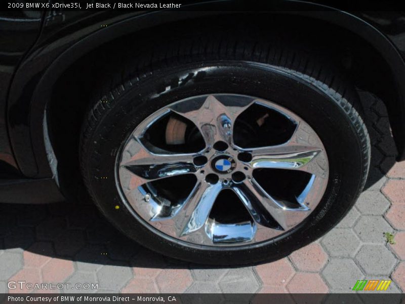 Jet Black / Black Nevada Leather 2009 BMW X6 xDrive35i