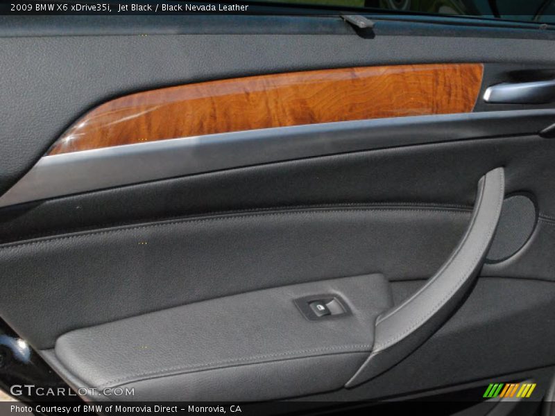 Jet Black / Black Nevada Leather 2009 BMW X6 xDrive35i