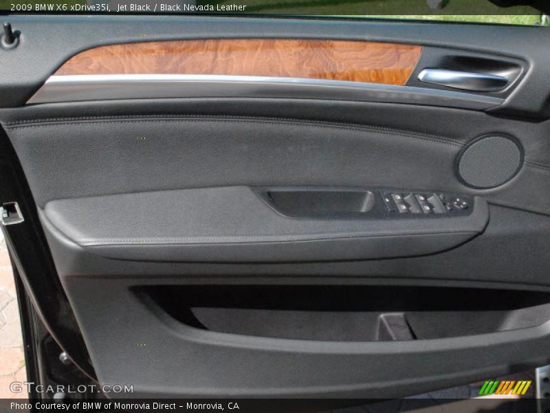 Jet Black / Black Nevada Leather 2009 BMW X6 xDrive35i