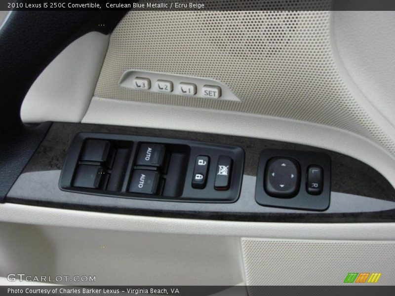 Cerulean Blue Metallic / Ecru Beige 2010 Lexus IS 250C Convertible
