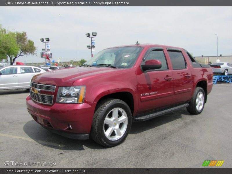 Sport Red Metallic / Ebony/Light Cashmere 2007 Chevrolet Avalanche LT