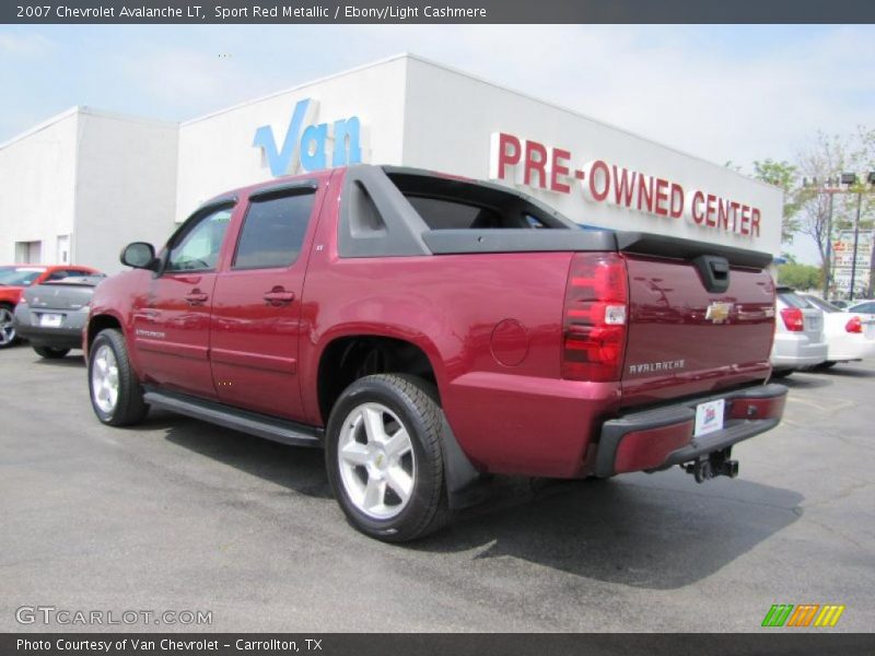 Sport Red Metallic / Ebony/Light Cashmere 2007 Chevrolet Avalanche LT