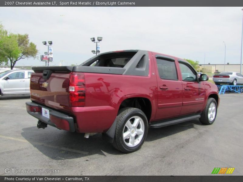 Sport Red Metallic / Ebony/Light Cashmere 2007 Chevrolet Avalanche LT
