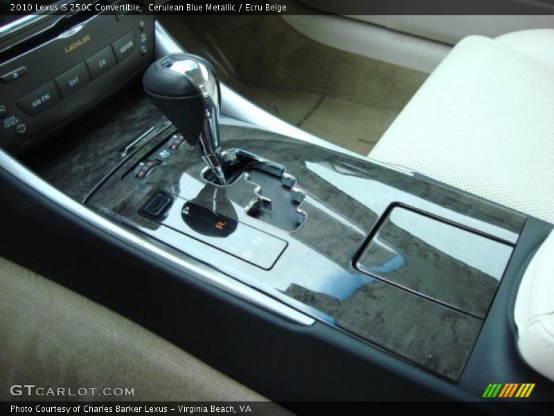  2010 IS 250C Convertible 6 Speed Paddle-Shift Automatic Shifter