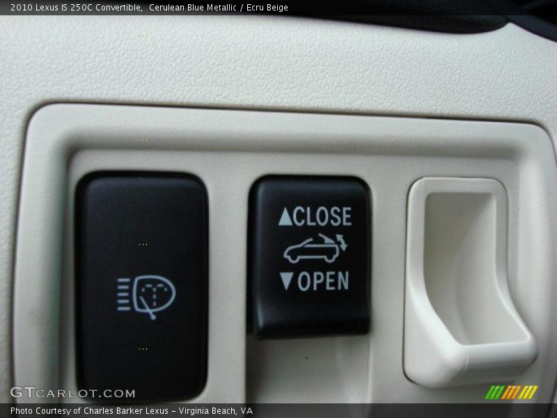 Cerulean Blue Metallic / Ecru Beige 2010 Lexus IS 250C Convertible