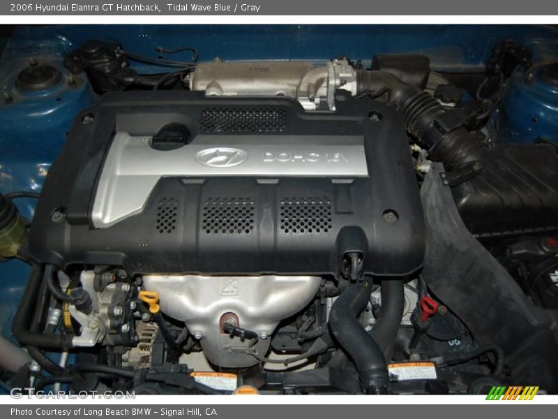 Tidal Wave Blue / Gray 2006 Hyundai Elantra GT Hatchback