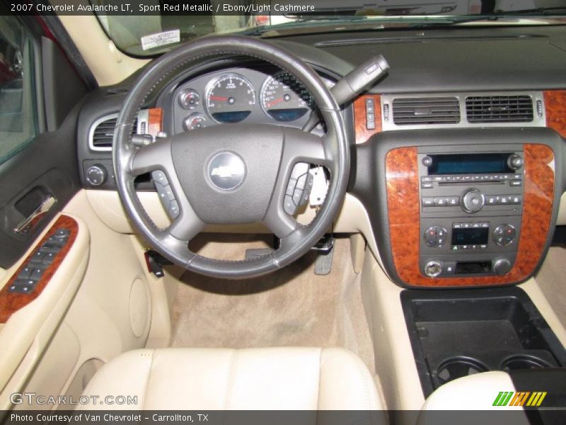 Sport Red Metallic / Ebony/Light Cashmere 2007 Chevrolet Avalanche LT
