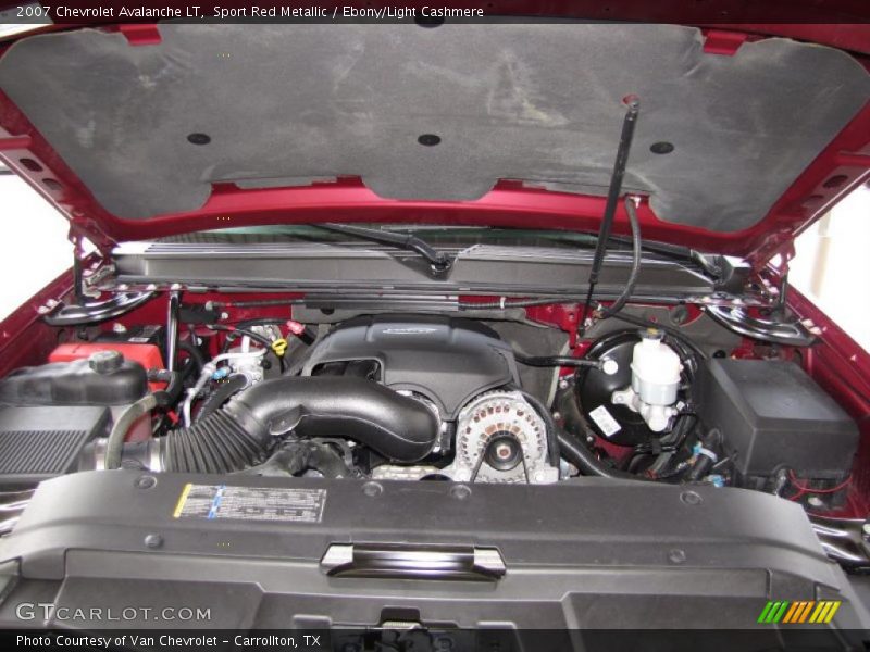Sport Red Metallic / Ebony/Light Cashmere 2007 Chevrolet Avalanche LT