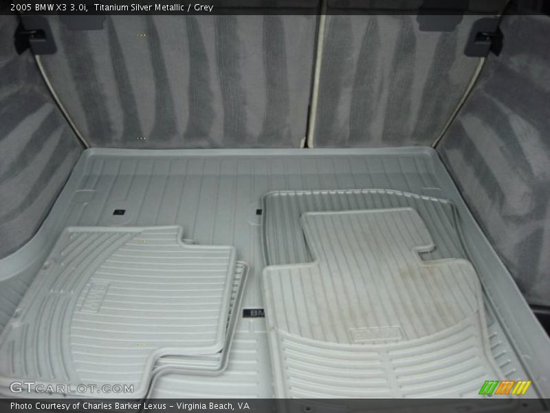 Titanium Silver Metallic / Grey 2005 BMW X3 3.0i
