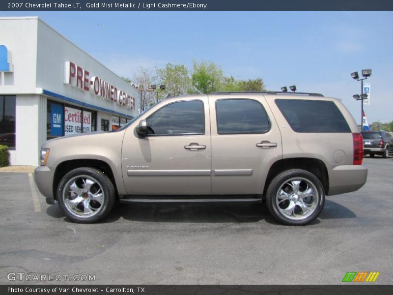 Gold Mist Metallic / Light Cashmere/Ebony 2007 Chevrolet Tahoe LT