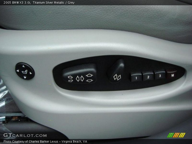 Titanium Silver Metallic / Grey 2005 BMW X3 3.0i
