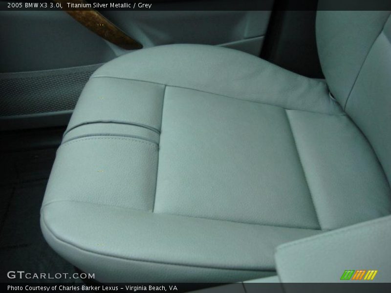 Titanium Silver Metallic / Grey 2005 BMW X3 3.0i