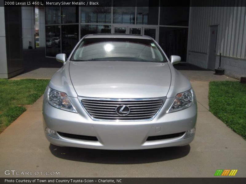 Mercury Silver Metallic / Black 2008 Lexus LS 460 L