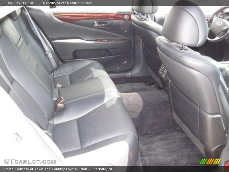 Mercury Silver Metallic / Black 2008 Lexus LS 460 L