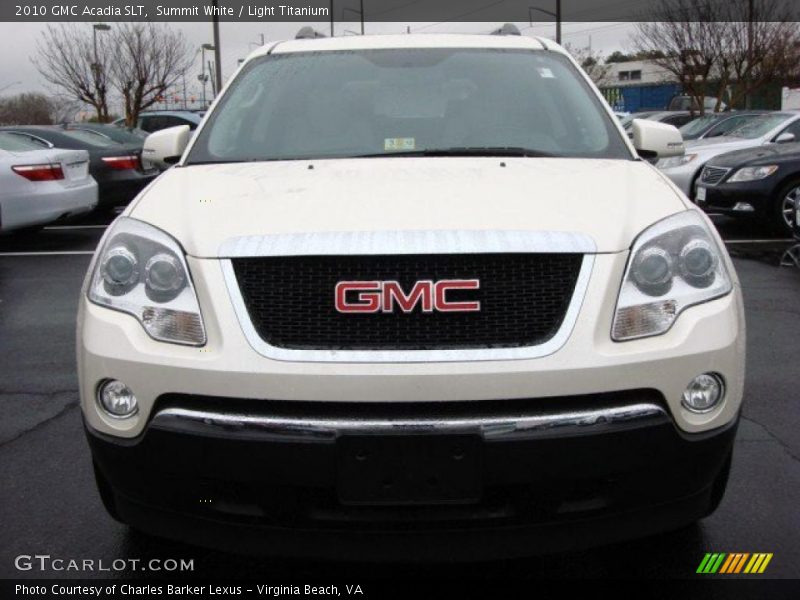 Summit White / Light Titanium 2010 GMC Acadia SLT