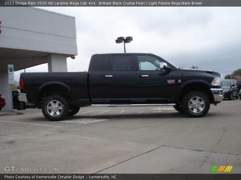  2011 Ram 3500 HD Laramie Mega Cab 4x4 Brilliant Black Crystal Pearl