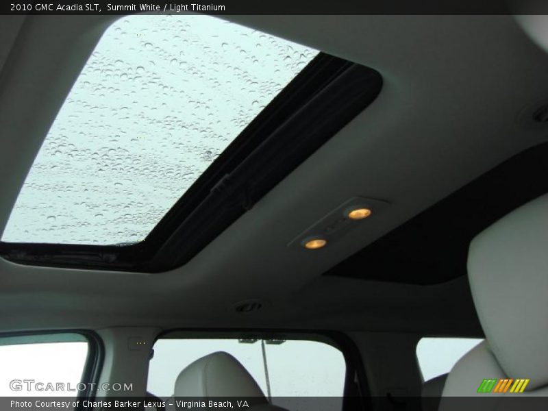 Summit White / Light Titanium 2010 GMC Acadia SLT