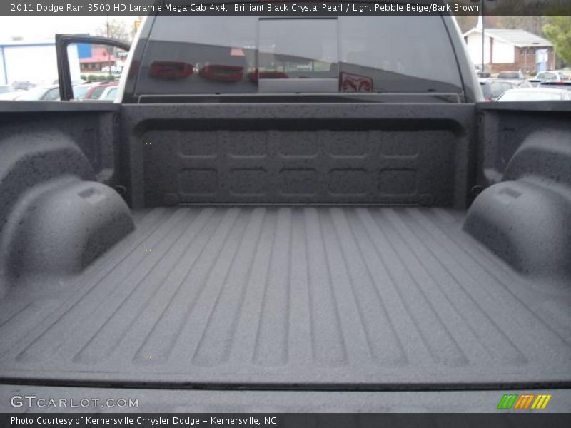 Brilliant Black Crystal Pearl / Light Pebble Beige/Bark Brown 2011 Dodge Ram 3500 HD Laramie Mega Cab 4x4