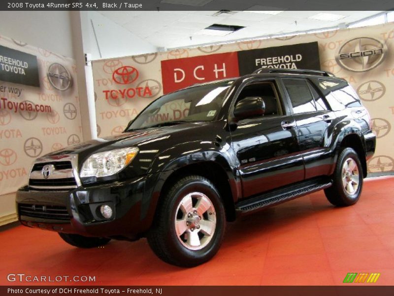Black / Taupe 2008 Toyota 4Runner SR5 4x4
