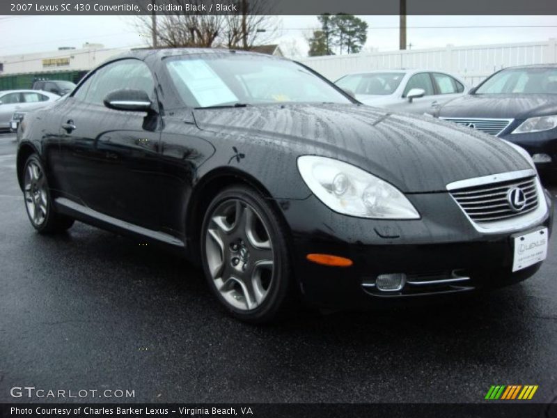 Front 3/4 View of 2007 SC 430 Convertible