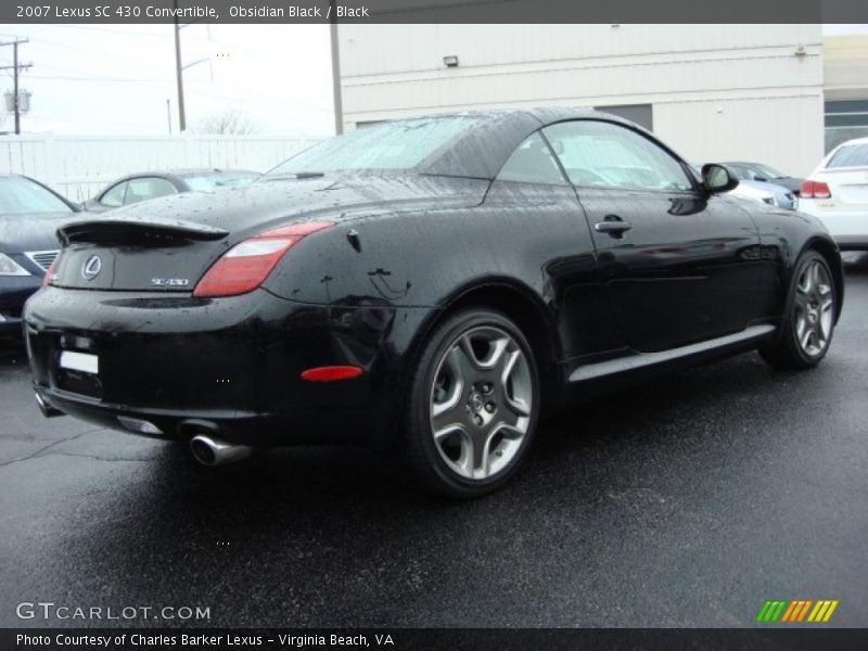  2007 SC 430 Convertible Obsidian Black