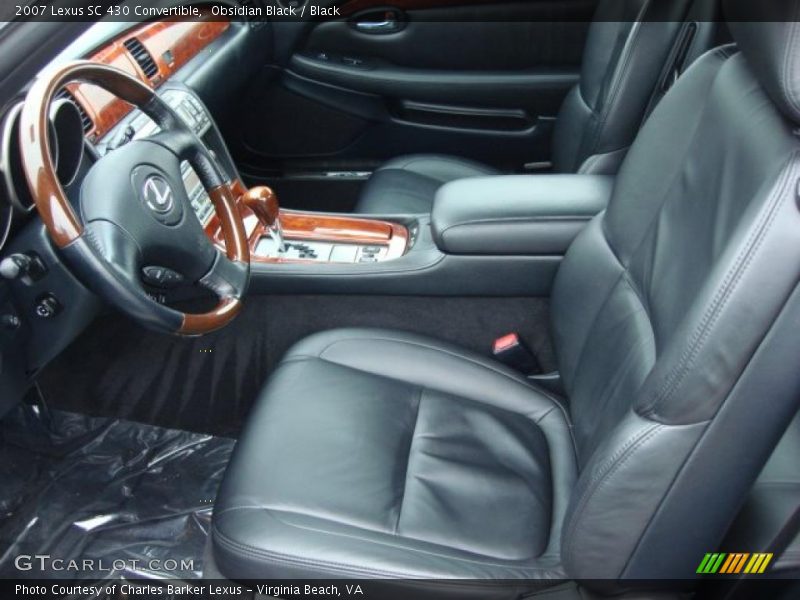  2007 SC 430 Convertible Black Interior