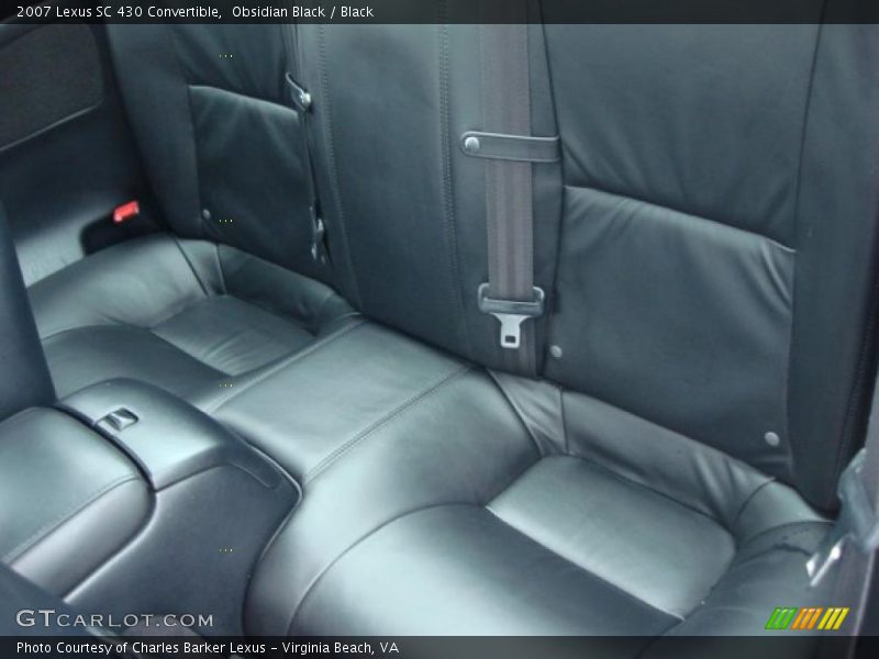 Obsidian Black / Black 2007 Lexus SC 430 Convertible