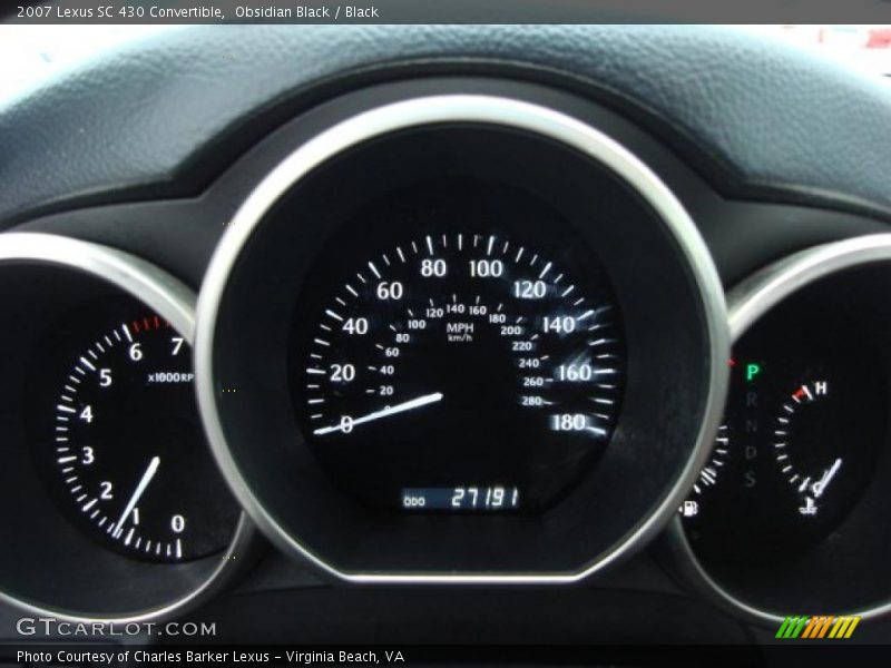  2007 SC 430 Convertible 430 Convertible Gauges