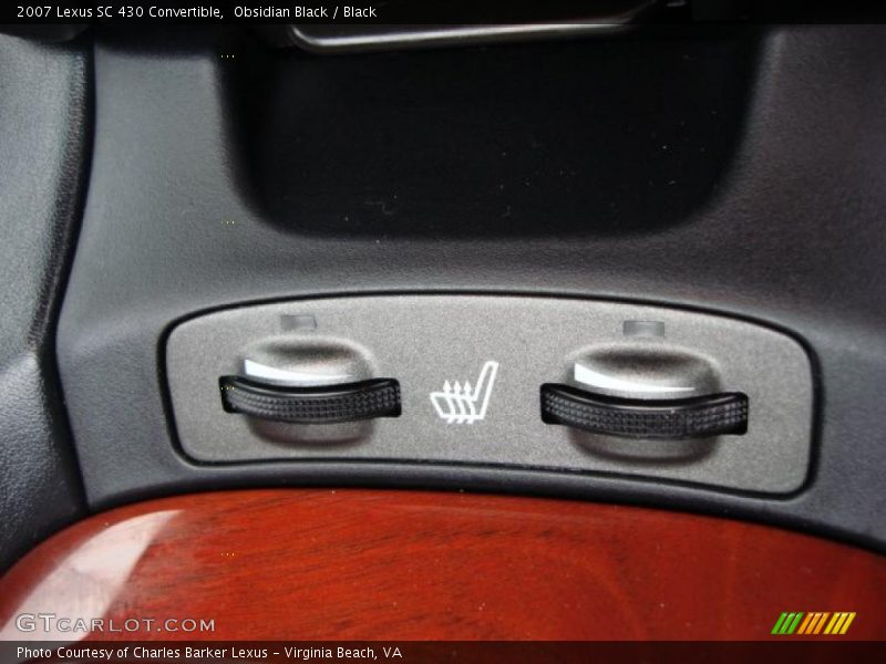 Obsidian Black / Black 2007 Lexus SC 430 Convertible