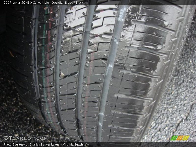 Obsidian Black / Black 2007 Lexus SC 430 Convertible